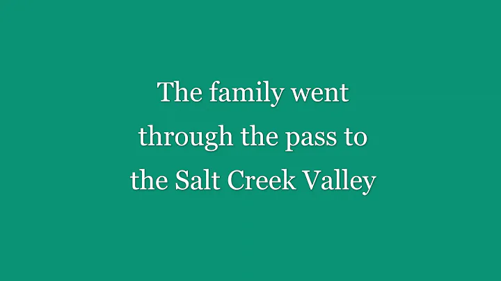 Salt Creek Camp & Carroll Trek History 1854
