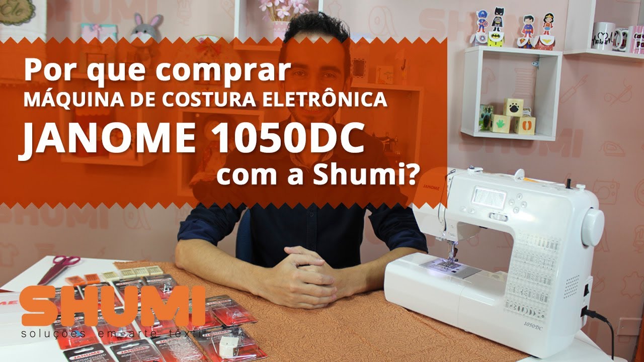 MÁQUINA DE COSTURA ELETRÔNICA - JANOME 1050DC