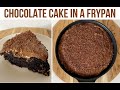 MOIST CHOCOLATE CAKE IN A FRYPAN