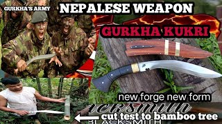 GURKHA KUKRI forged by PRIETO BROTHER/Bohol Bldes/NEPALESE WEAPON