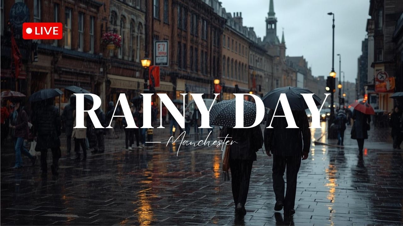 Manchester City Centre | Rain Walk 🌧️🇬🇧 4K Walking Tour