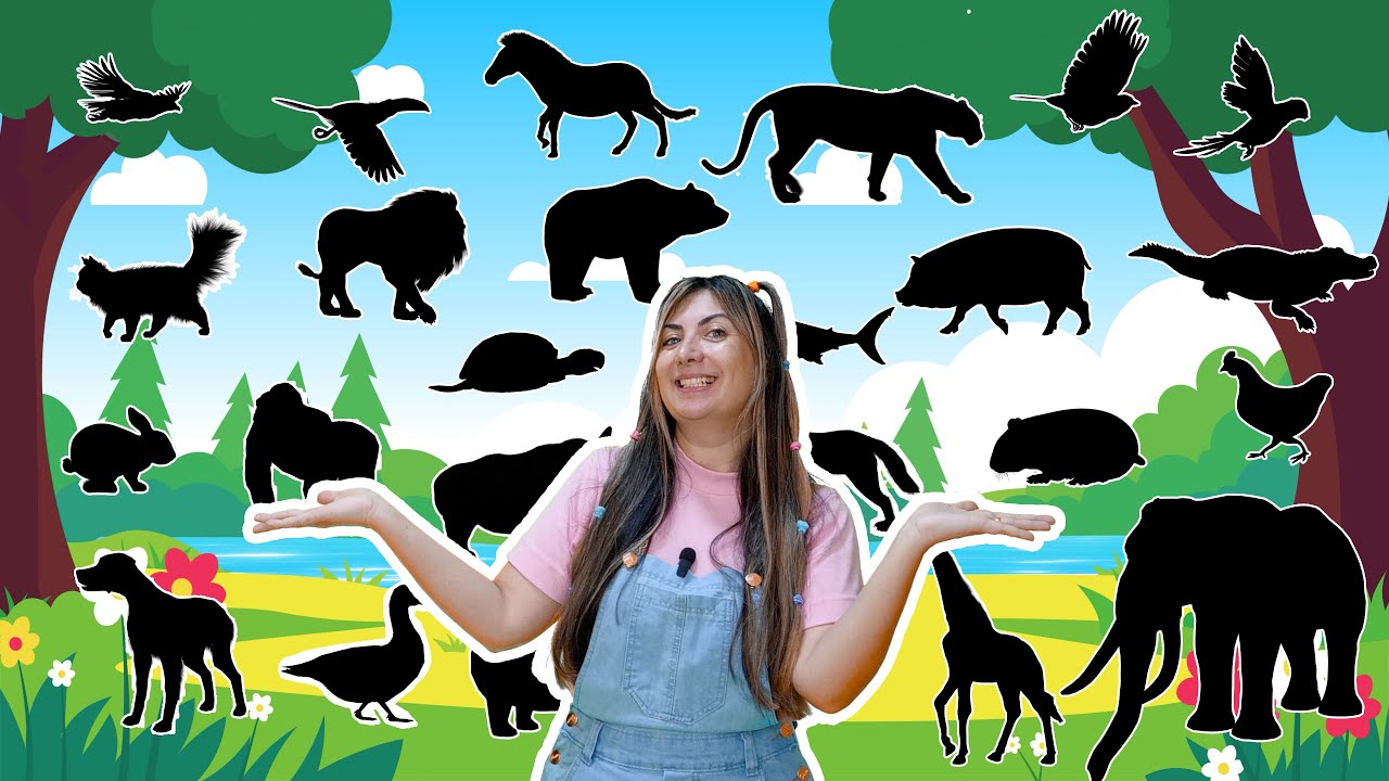 🦓 Desafio das Sombras dos Animais! Brinque e Aprenda