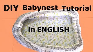 In this video I will demonstrate how to sew a Babynest. It has video clips, useful tips, measurements and step by step illustrations. 
