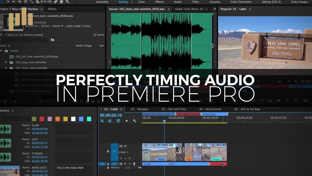 Audio in Premiere Pro 