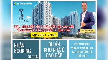 Cập nhật tiến độ Dự án Căn hộ Cao Cấp THE PRIVIA - KHANG ĐIỀN - BÌNH TÂN |0973.73.1877|