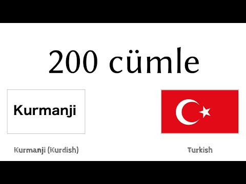 200 cümle - Kurmanci - Türkçe