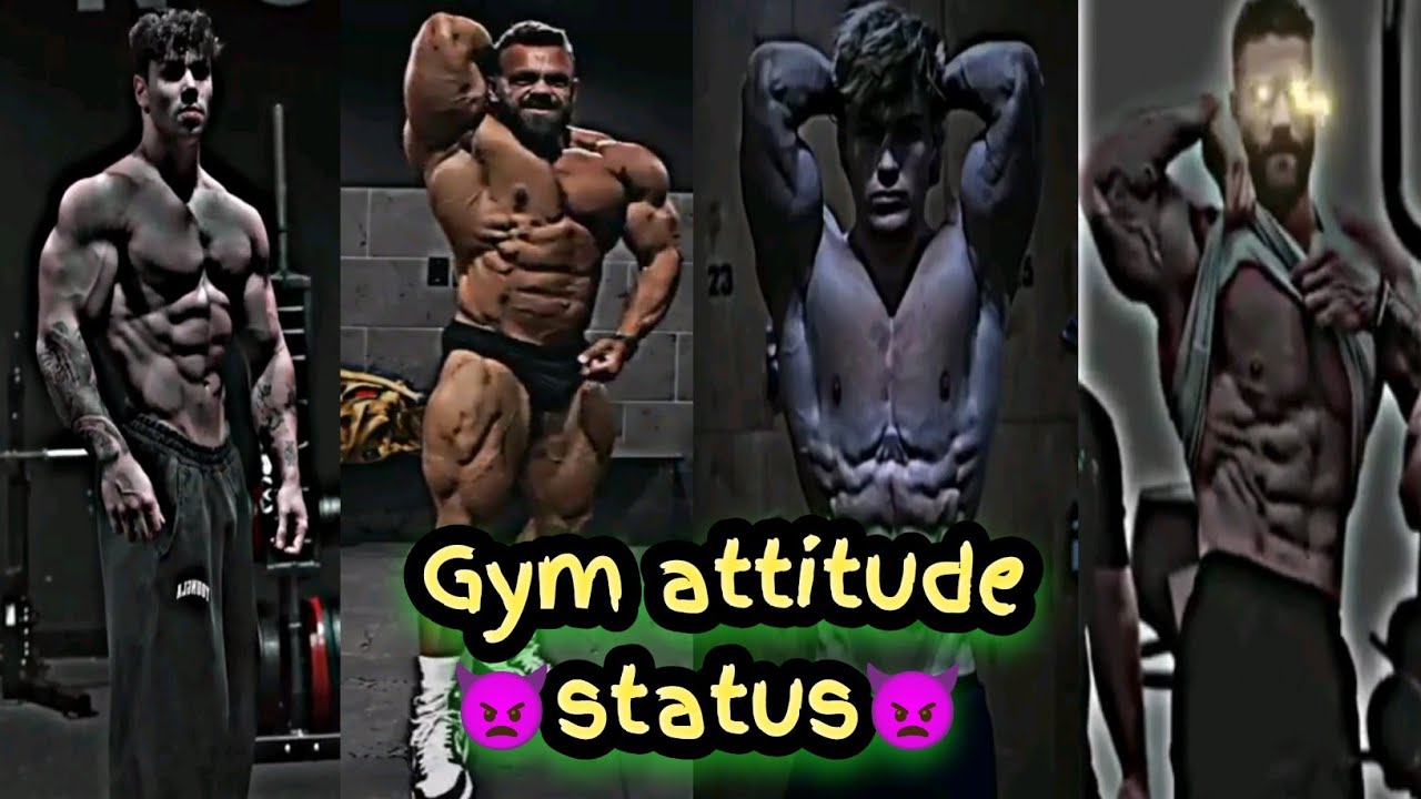 Gym attitude status 🔥gym motivation shayari 🥵bodybuilder shayari video 😎