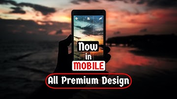 SPARK POST: How To Make All Professional Design By Android Mobile | Bangla Tutorial 2020