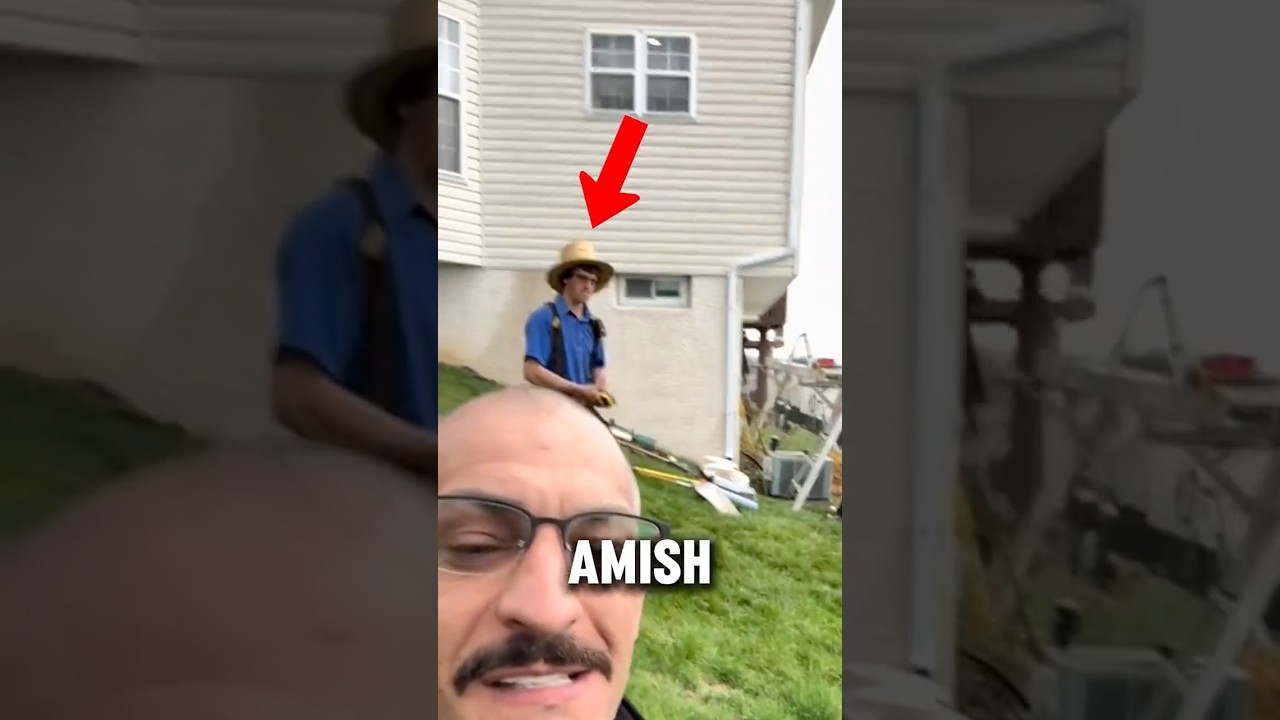 Amish Leave man SHOCKED! ....(@mr_rubino)