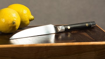 How to Make a Kitchen Utility Knife - Part 2