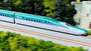 Nゲージ　KATO　E5系新幹線「はやぶさ」 10両編成　走行動画