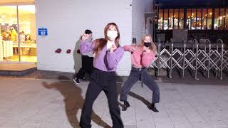 YU KAGAWA & YUJIN. HONGDAE STREET BEAUTIFUL ENERGETIC BUSKING. 20201108.