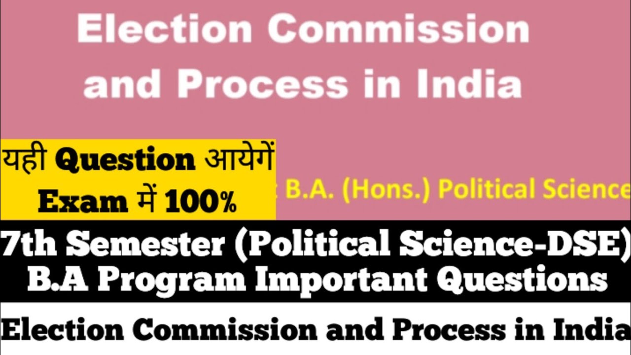 Вопросы по теме «Избирательная комиссия и процесс в Индии» (7-й семестр, 2025 год) в рамках прогр...