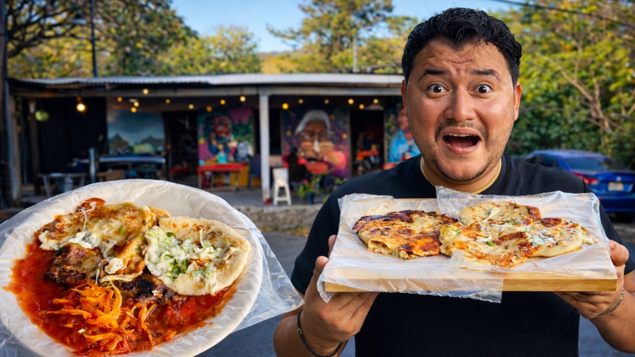 LAS PUPUSAS DE PUEBLO en EL SALVADOR | Panchimalco