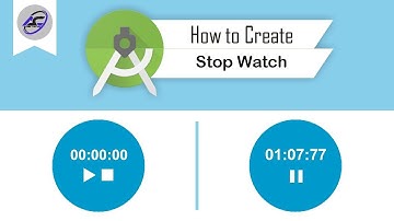 How to Create Stop Watch in Android Studio | StopWatch | Android Coding