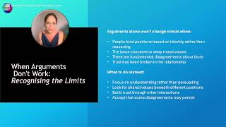 What To Do When Arguments Don't Work