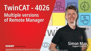TwinCAT 3 - 4026 - Multiple versions of Remote Manager (English Subtitles)