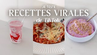 Je teste des recettes virales de TikTok |(Vegan et Protéinées) | Alice Esmeralda