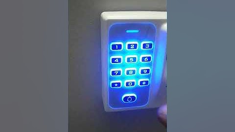 Realtime TD-1D Model programming finger add/Rfid Card Add and connection Diagram