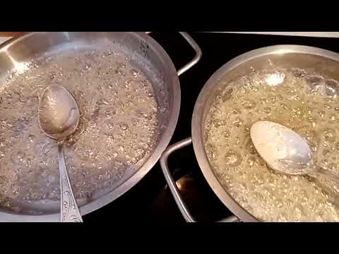 Проверяю сахар трех производителей, карамель из сахара времен СССР.