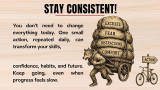 Information How Consistency Changes Your Life | Learn English Through Motivation | Graded Reader | Level 4 Update