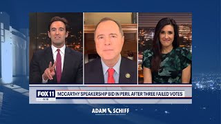 Rep. Schiff on Fox 11: McCarthy&#39;s Battle Shows Sharp Contrast Between Democrats&#39; Unity, GOP Division