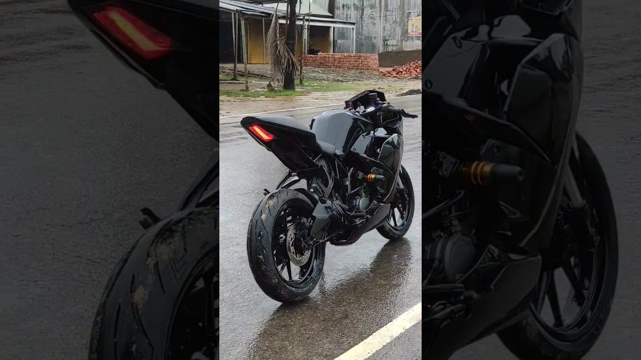 ktm rc 200 Full black modification 🥵 final look 💥💀 