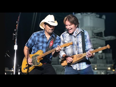 John Fogerty And Brad Paisley Play Bad Moon Rising On Jimmy Kimmel Live