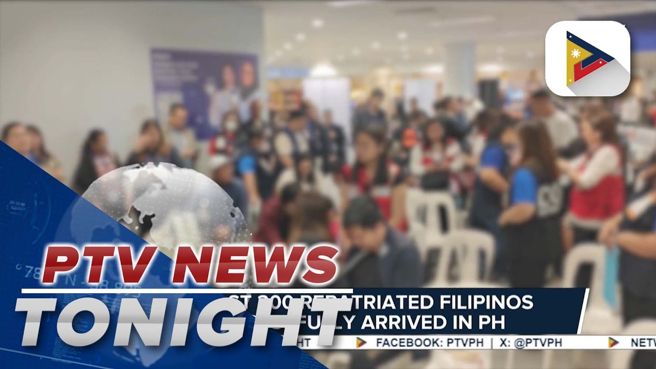 Almost 300 repatriated Filipinos successfully arrived in PH; DMW says some of those who returned...