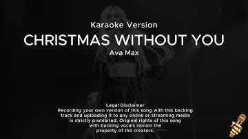Ava Max - Christmas Without You (Karaoke Version)