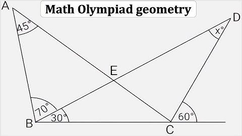 Math Olympiad geometry Find Value of x in Geometry figure Love Math Series #geometry #math_olympiad