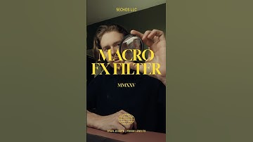 MACRO FX Filter is Game Changer! #filmmakingtechniques #film