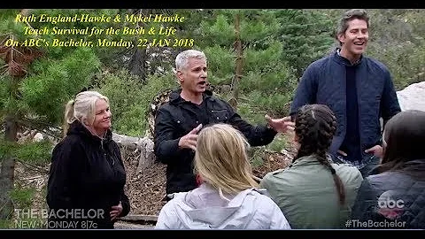 Ruth England-Hawke & Mykel Hawke teach survival to...