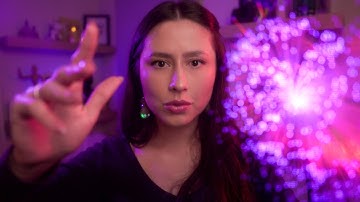 ASMR Hypnotic Light Triggers 💫  Hand movements & Fiber Optic Light for Sleep & Relax