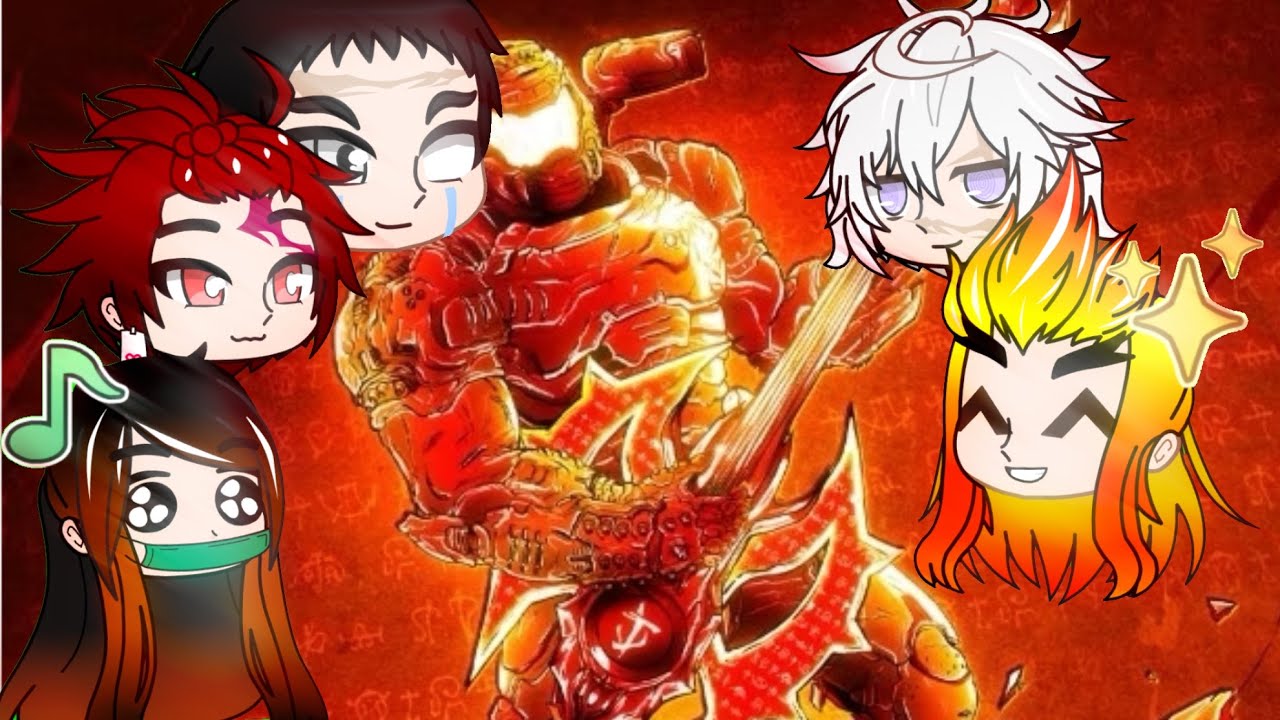 Demon slayer: Реакция на реп DOOM eternal