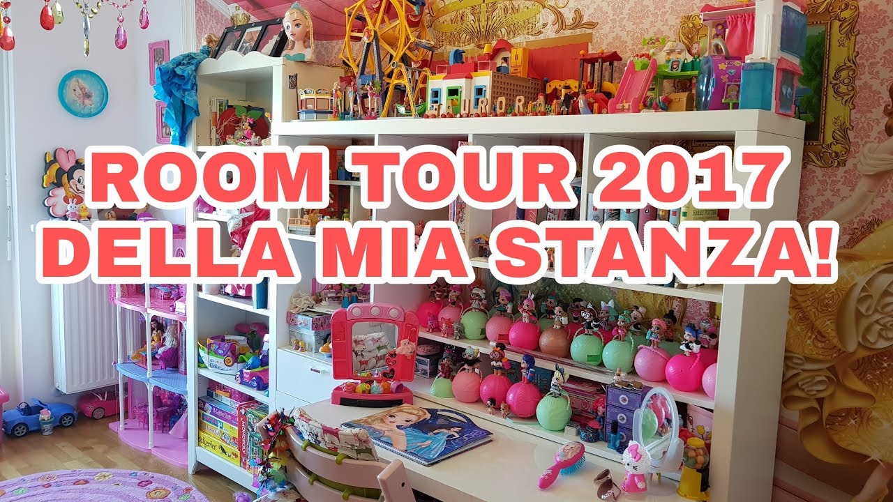 video room tour della mia stanza