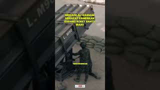 Brigade Al-Qassam merapat pamerkan gudang roket bantu iran!! #shorts