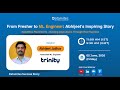 From Fresher to ML Engineer: Abhijeet's Inspiring Story