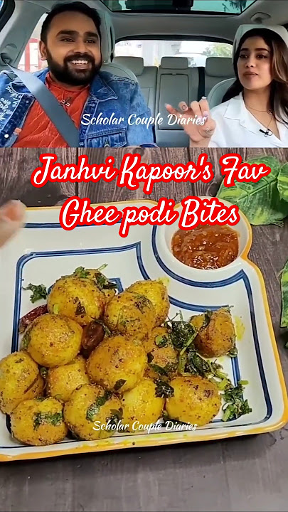 Janhvi Kapoor's Viral Podi sooji bites #jahnavikapoor #youtubeshorts #trending #jahnavikapoor #food
