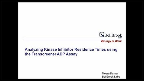 Analyzing Kinase Inhibitor Residence Times using the Transcreener ADP Assay