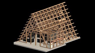 Üçgen ev yapımı (A Frame House)  Part 1