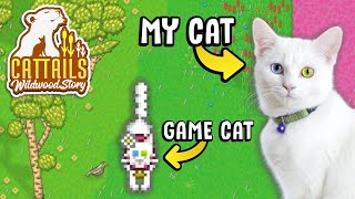 I Became MY CAT in this NEW Cozy Game!  Cattails Wildwood Story Gameplay | Ep. 1