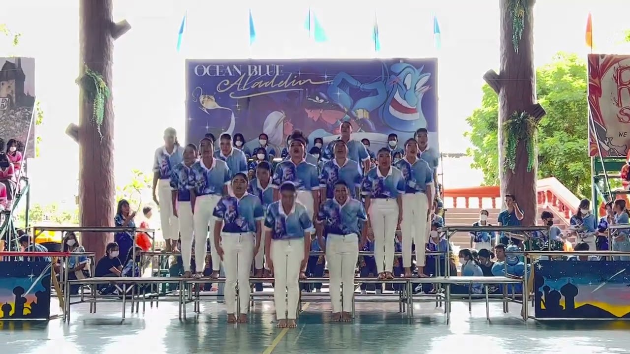 เชียร์หลีดเดอร์สีฟ้า โรงเรียนสิรินธร