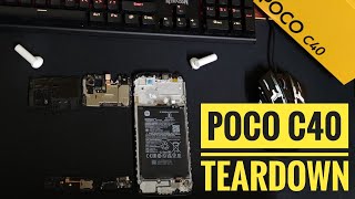 Bugdet Device POCO C40 Teardown!  The inside Experience!!