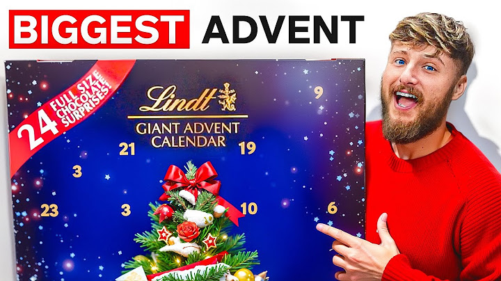 Unboxing the WORLDS BIGGEST ADVENT CALENDAR *is it a SCAM?*
