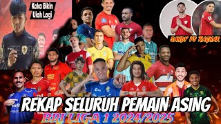 Rekap Seluruh Pemain Asing Liga 1 2024 2025 berita Timnas Indonesia