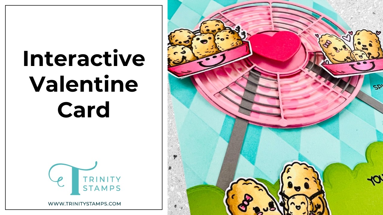 Интерактивная валентинка — набор штампов Fan #1 — с @SejrAndersen