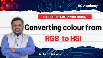 DIP#38 Converting colour from RGB to HSI || EC Academy