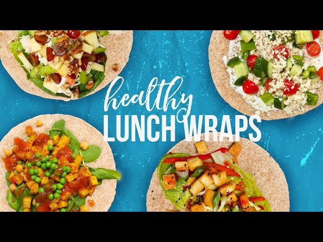 5 Healthy LUNCH WRAPS | Back-To-School 2017 | The Domestic Geek