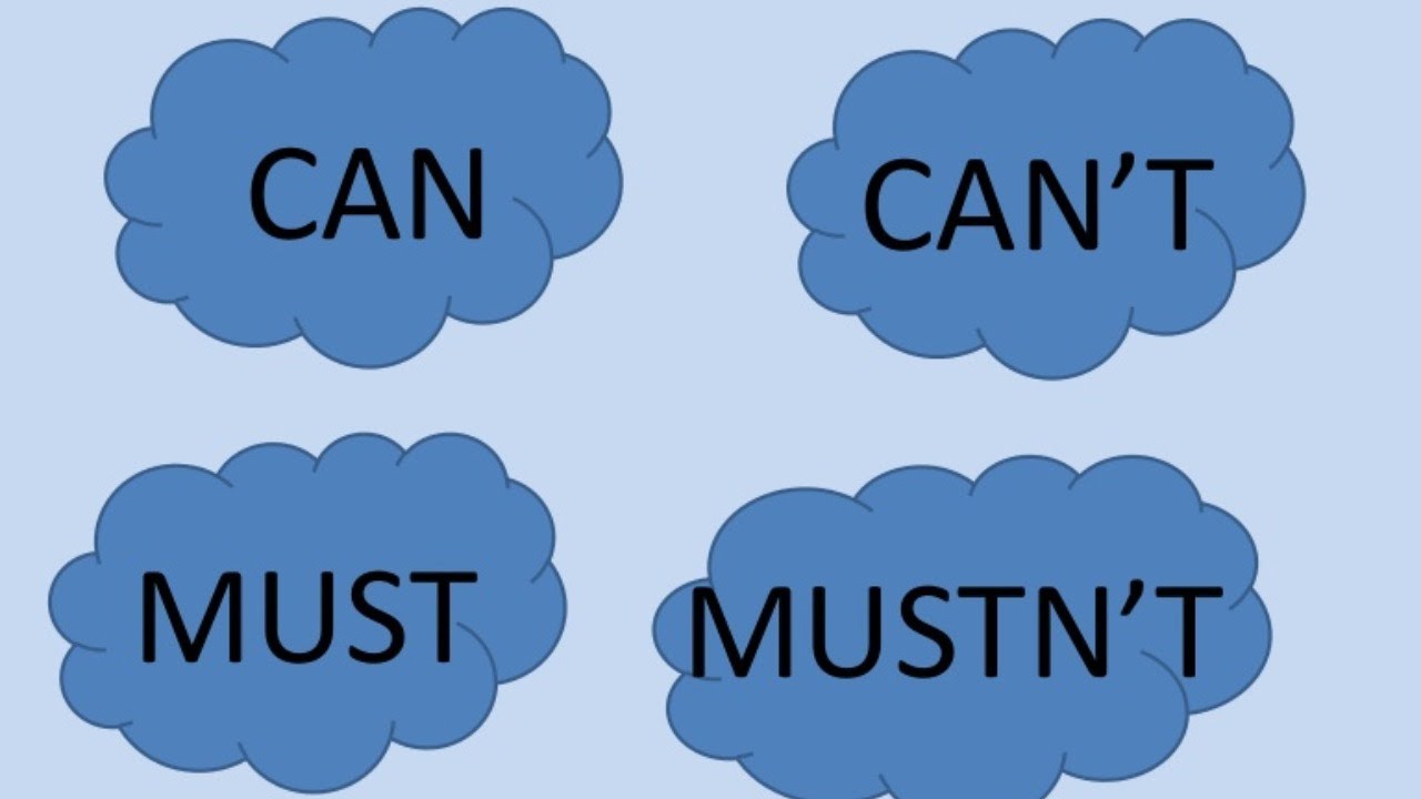 You couldn t mustn t. Can must. Модальные глаголы can't must mustn't. Can must правило. Глаголы can/can't и must/mustn't.